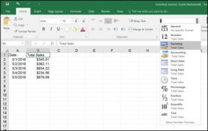 Format the title cell in the same way as the data